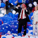 Presumptive VPOTUS Tim Kaine definitely likes balloons. (AP/J. Scott Applewhite)